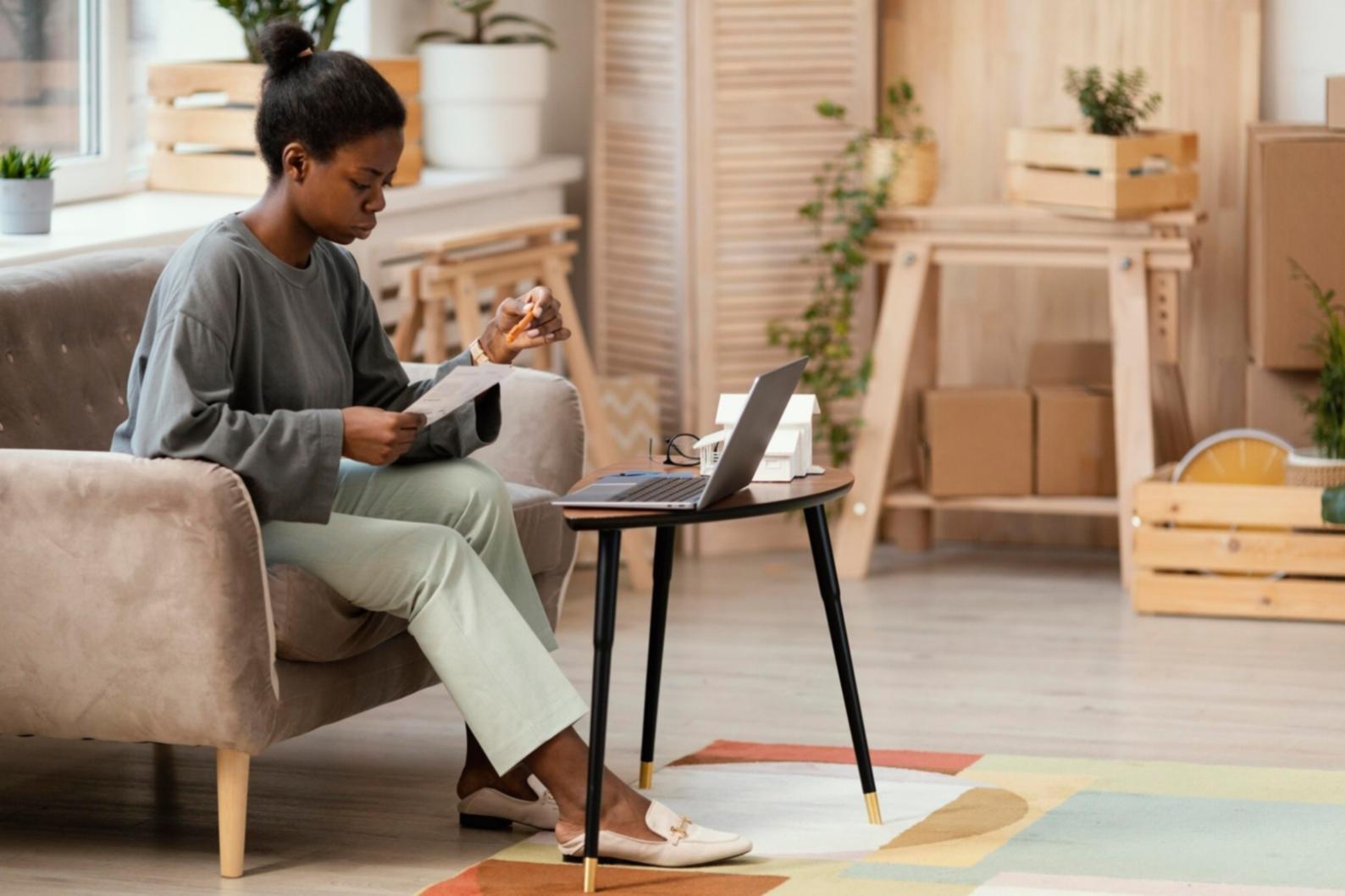 Exemple de session webinaire avec écran de présentation financière